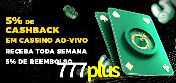 Promoções do cassino ao Vivo 777plus